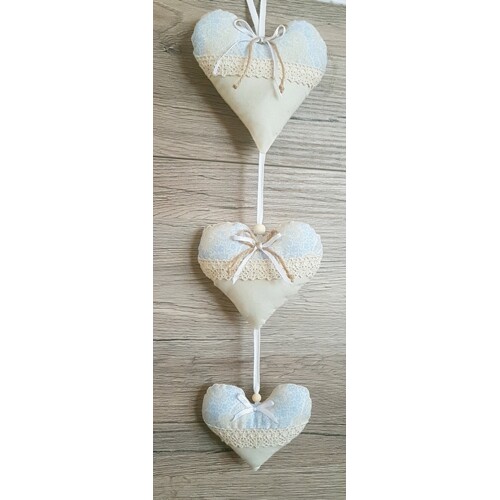 Troj-srdiečko Smotanovo modrá